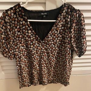 Madewell women’s velvet top. Size XS